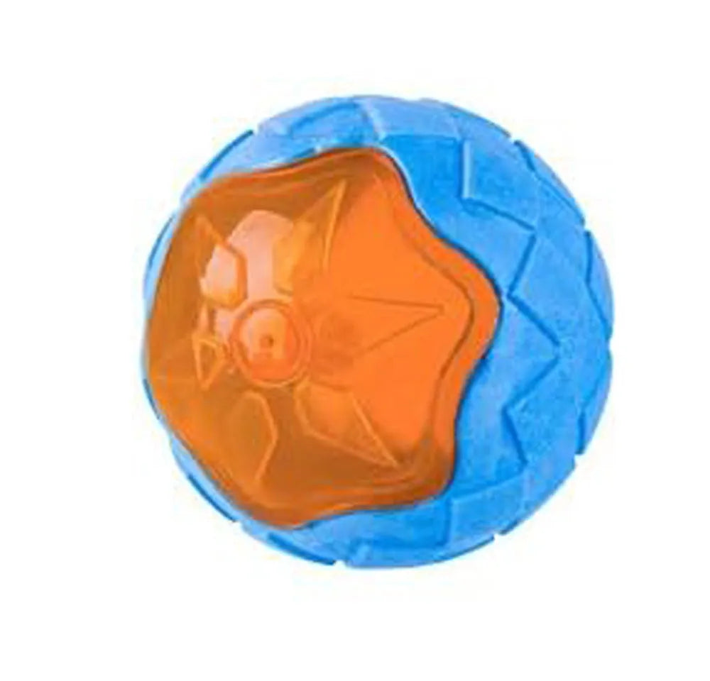 Three TPR floating dog toys: ball, barbell and tyres with bumpy texture for water fetch games