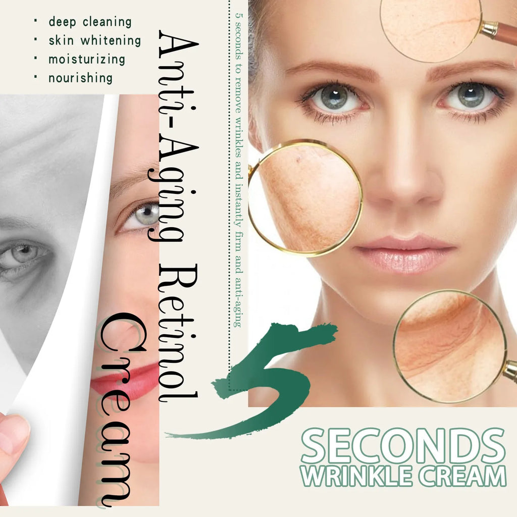 30g anti-ageing anti-wrinkle face cream jar for hydrating and fading wrinkles