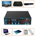 BT-309A-A black iron case power amplifier with remote control for home and car use