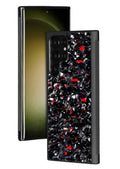 Samsung Galaxy phone case in forged red finish for S21 Ultra model