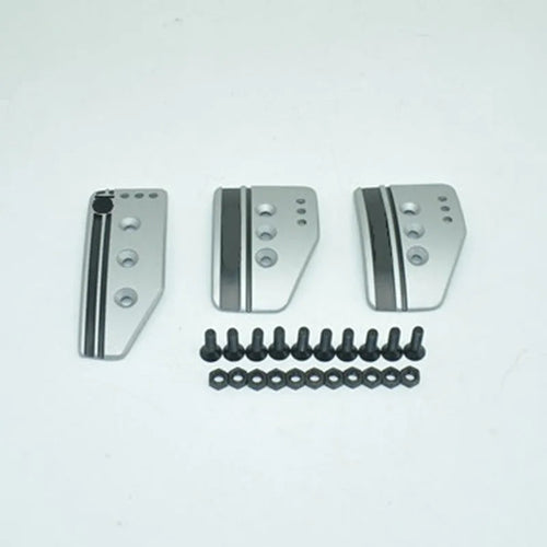 Aluminium alloy manual transmission pedal covers set for brake accelerator and clutch