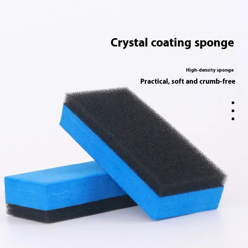 Car repair wax kit with scratch removal polish, brightening wax and frosted sponge mop