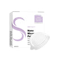 Four microneedle patches in packaging with ginger, mugwort root and peptide skincare actives