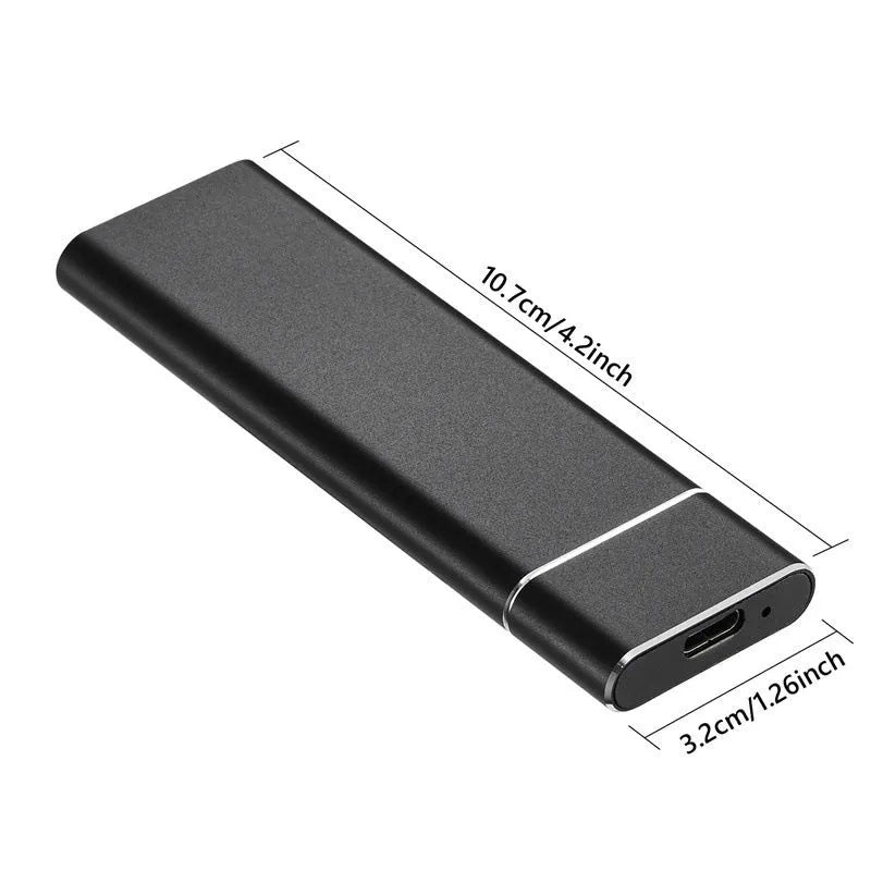 6TB ultra-thin metal external mobile hard disk in five colour options