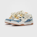 Casual thick sole shoes in four colours with rubber soles and lace-up design