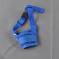 Adjustable plastic dog muzzle in multiple colours for biting and barking control