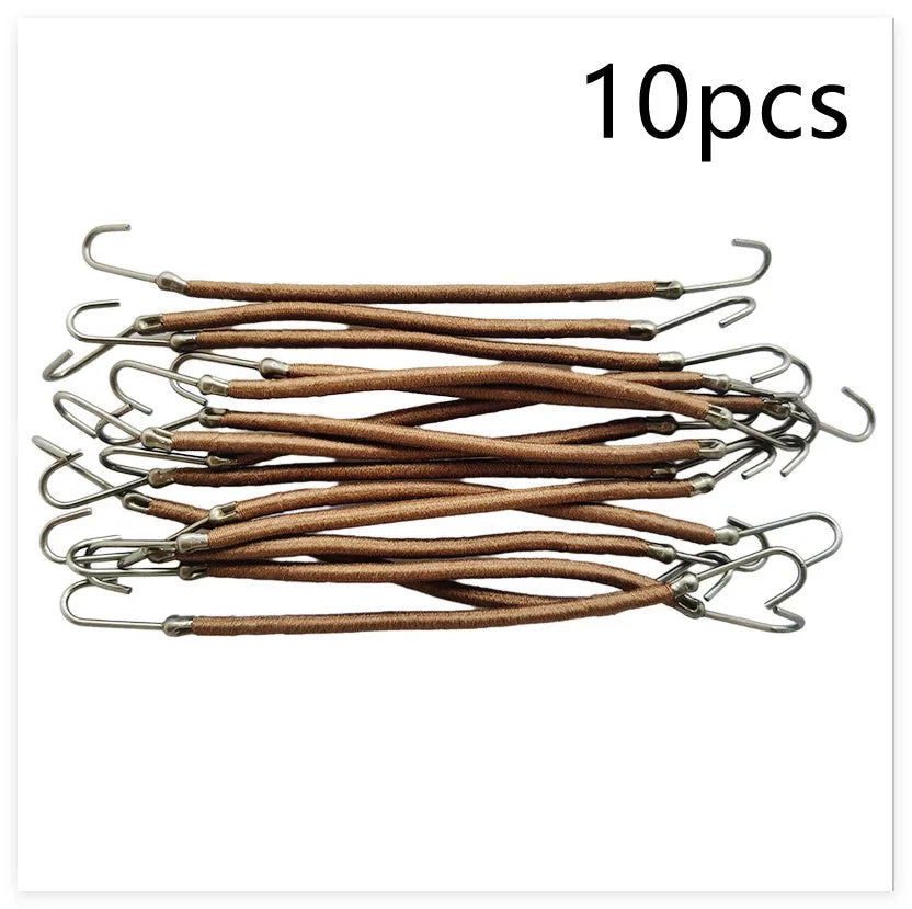 Double hook hair styling tool for wigs and hair extensions in solid colour