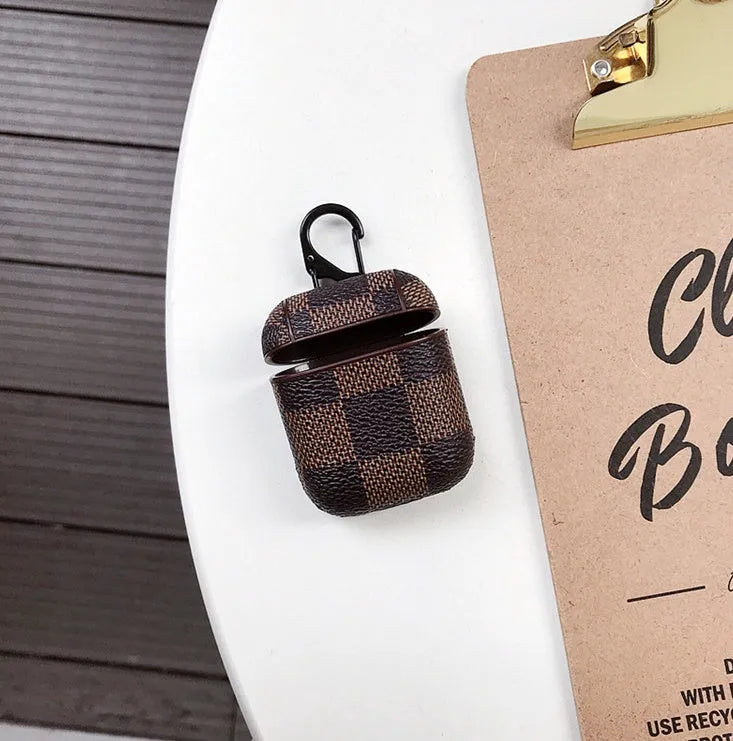 iPhone XS Max plastic hard shell case with anti-lost hook in a grid pattern design.