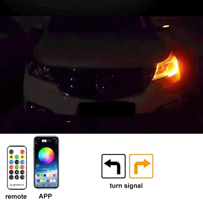 Automotive LED strip lighting for General Motors vehicles in three lengths with multiple colour options