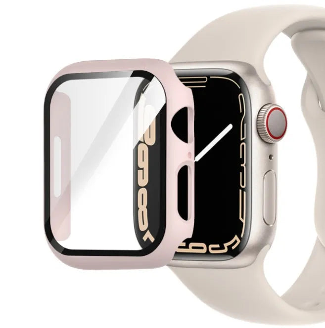 Transparent PC tempered film watch case for Apple Watch in multiple colour options