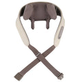 Creamy white rechargeable shoulder and neck massager with cervical kneading function