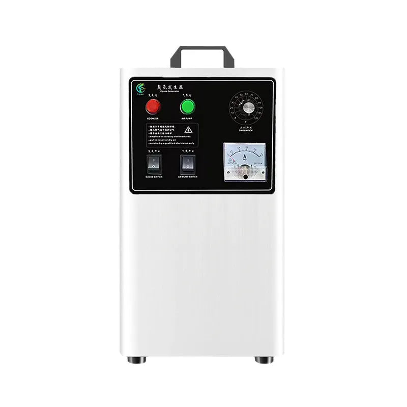 Ozone generator for fruit and vegetable treatment with 20g/h output and air-cooled design