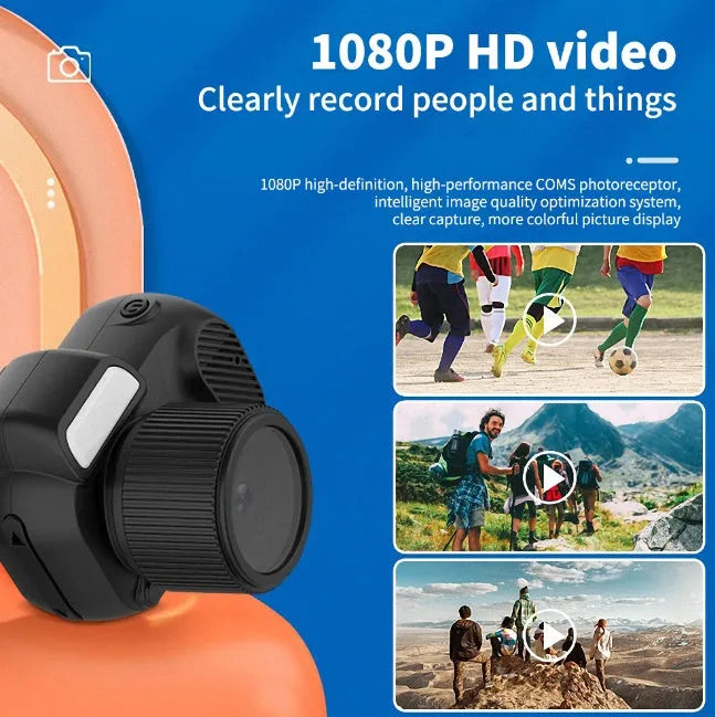Black Y3000 HD outdoor sports camera with 0.96-inch display screen on a plain background.