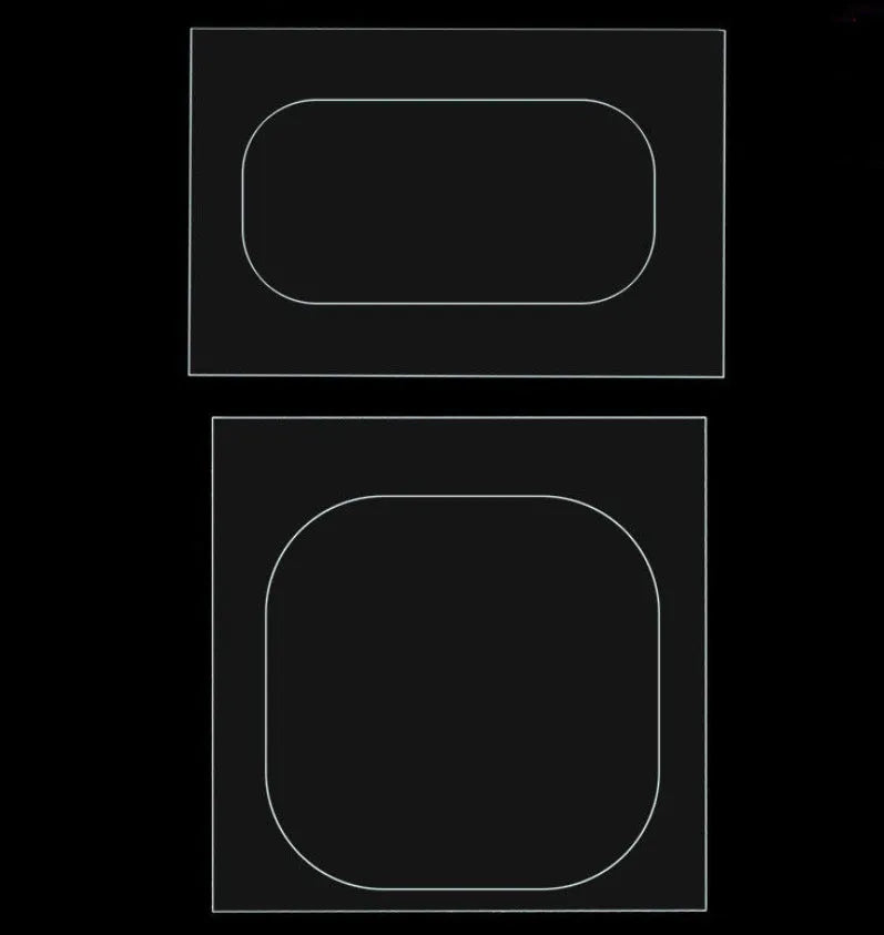 Tempered glass rear camera lens protection film for Samsung Galaxy S7 Edge and S8 smartphones