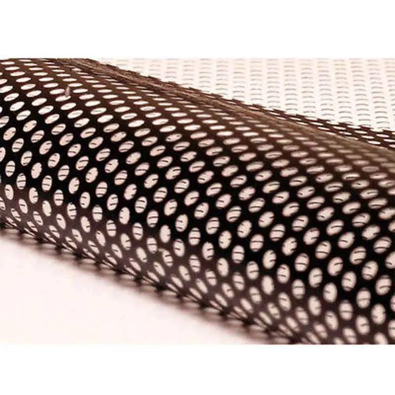 Plastic automotive colour changing perforated film measuring 30 by 106 cm with mesh pattern