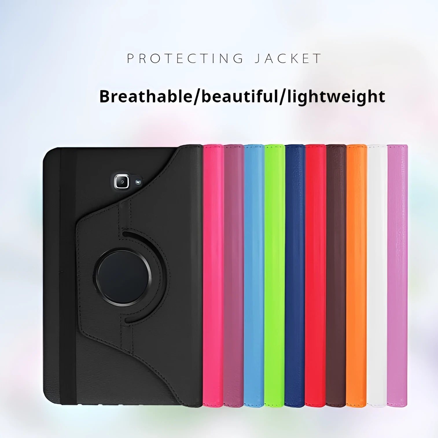Rotating leather tablet case for Lenovo T-series models in multiple colour options