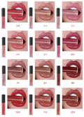 Silky cream texture lip gloss and lip glaze in 13 colour options including 12-piece collection sets