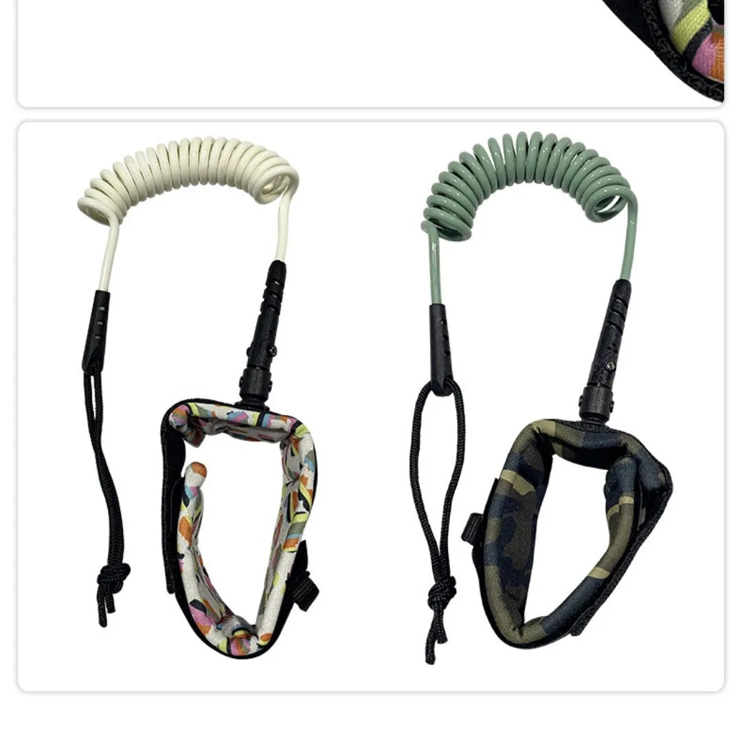 Surfboard hand holding rope for secure board transport with high elasticity