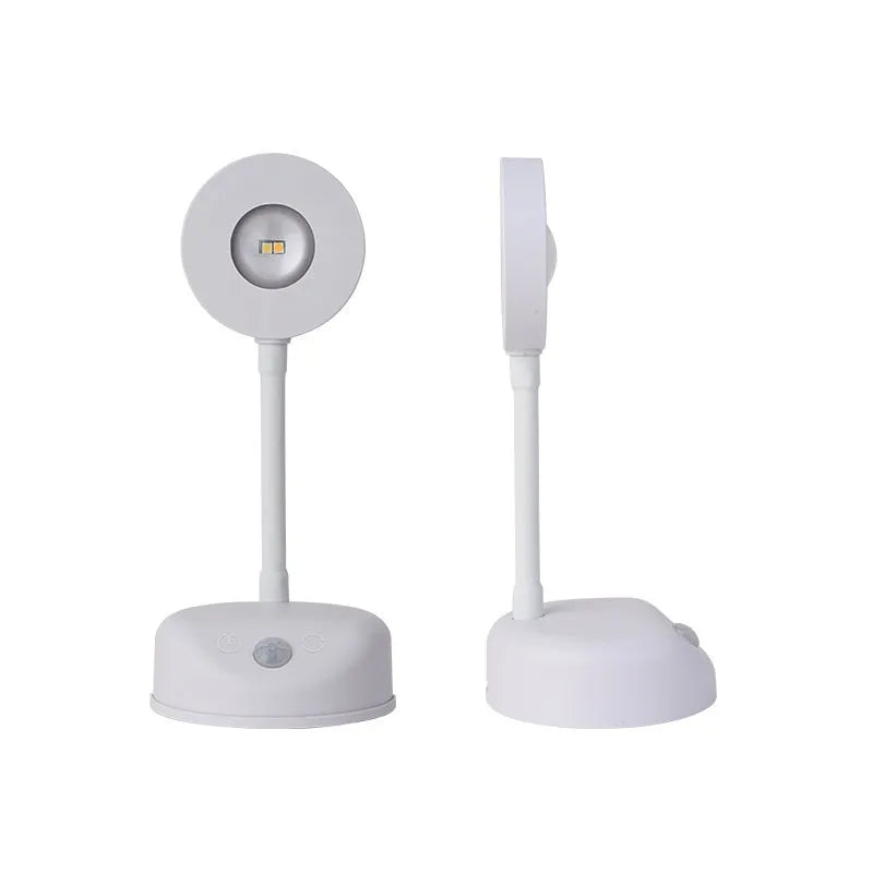 Geometric rechargeable wireless wall lamp in black or white with remote control