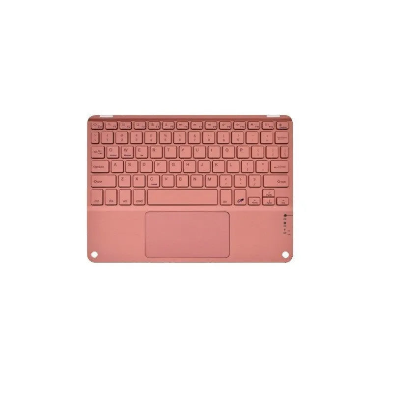 Square hat touch Bluetooth wireless charging keyboard showing full colour illumination in one of eight available colour options