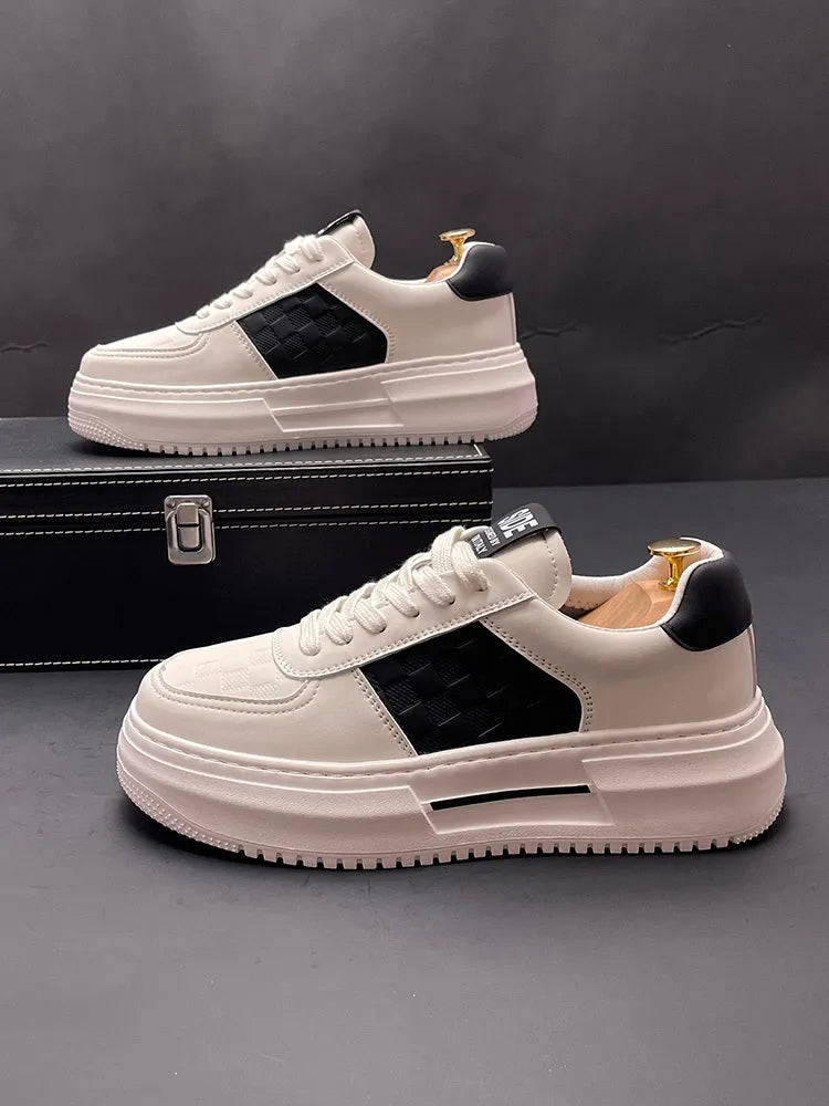 Unisex casual sports shoes in white green and white black colours with cloth upper and rubber foam sole
