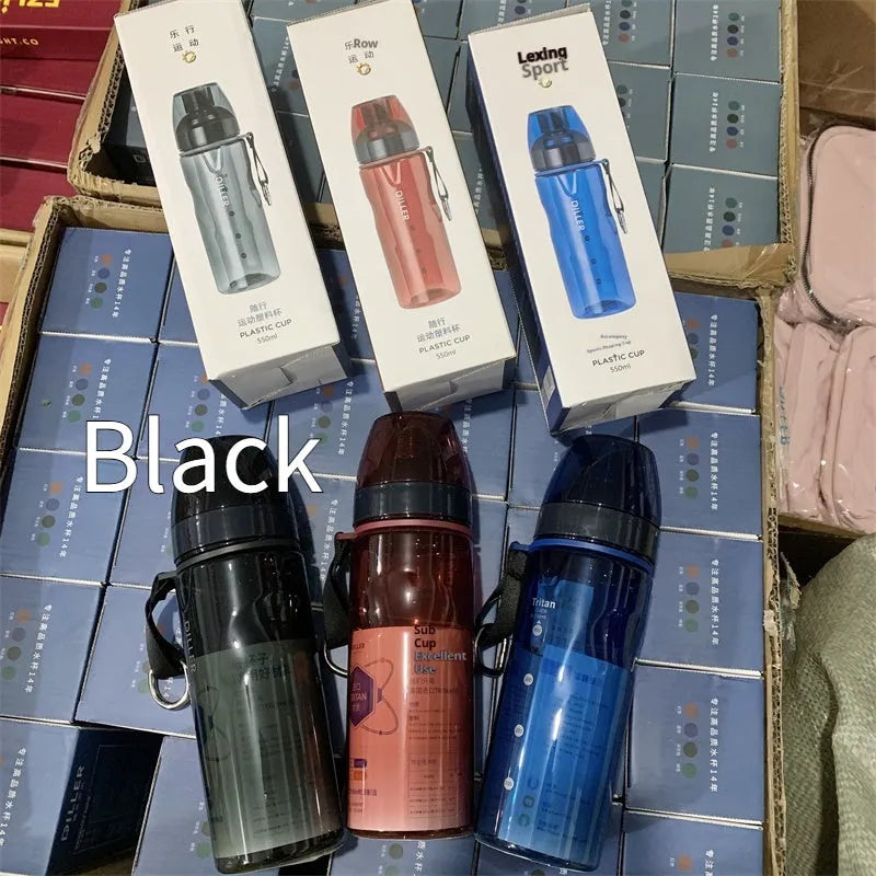 Chinese style portable water cup with tea compartment in blue, red, black or grey colours