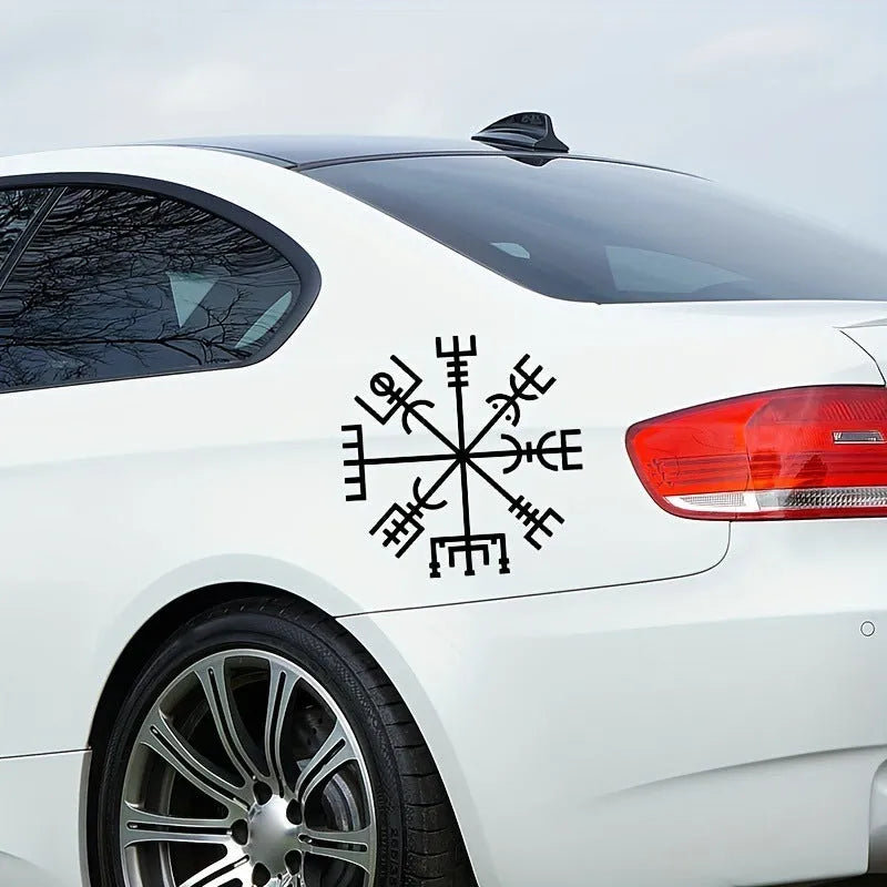 13x13cm square notebook design vinyl sticker for car glass or body.