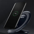 S7 model Qi wireless fast charging pad for Samsung Galaxy Note Edge in black or white.