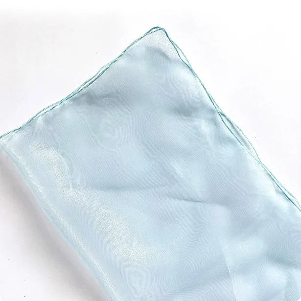 Silk bouquet wrapping fabric with arabesque pattern measuring 60cm square in five colour options