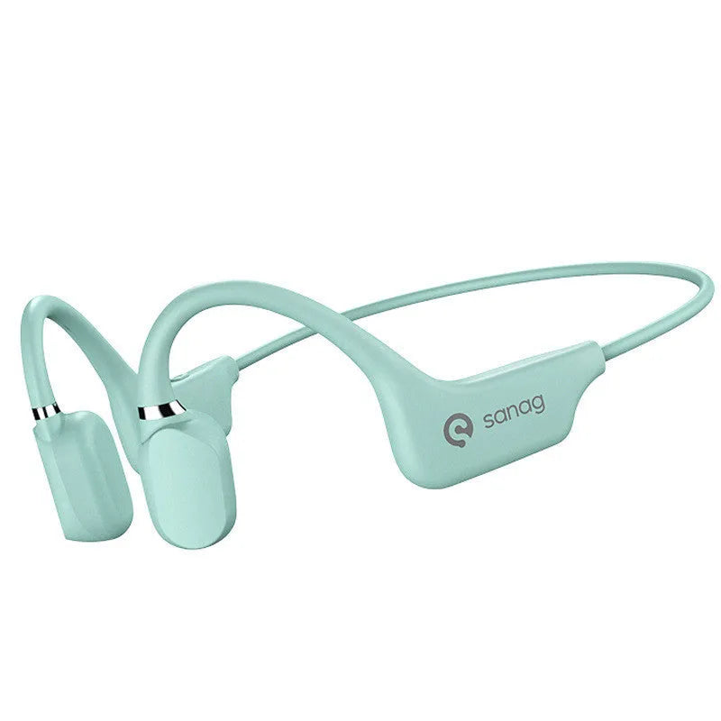 Bone conduction Bluetooth sports headphones in neckband design with six colour options