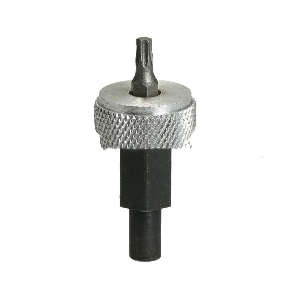 Carbon steel ignition module clamping wrench with knurled aluminium knobs for distributor repair