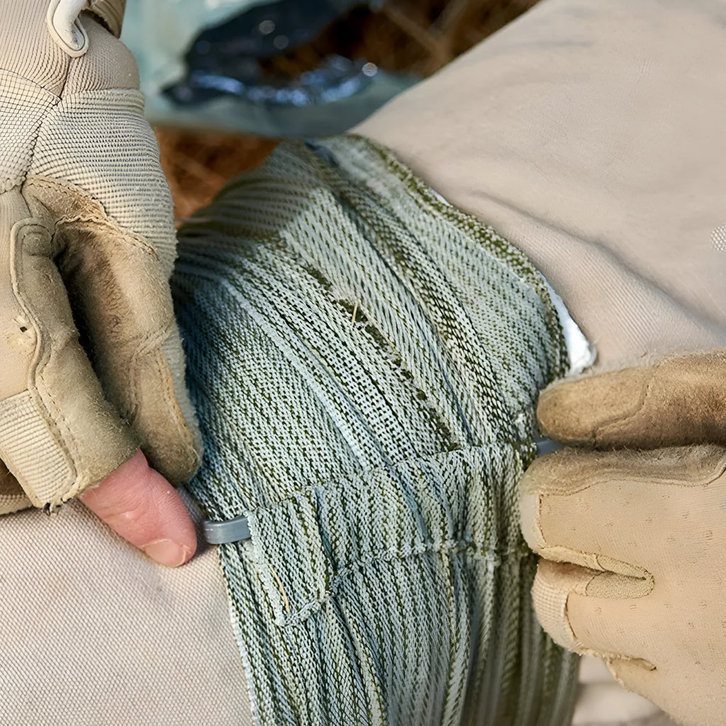 Simple portable outdoor tactical hemostatic bandage with 10cm and 15cm size options