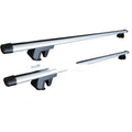 General Motors SUV alloy roof rack crossbars with adjustable 120-135cm length and 75kg load capacity