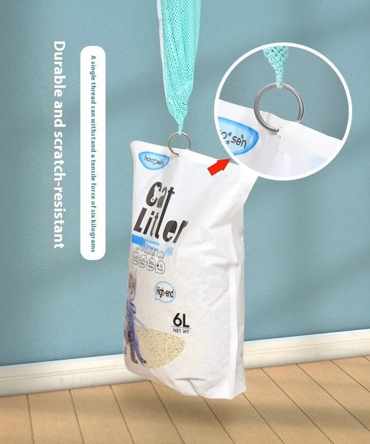 Upgraded five-generation cat grooming bag with detachable design and scratch-resistant thickened material