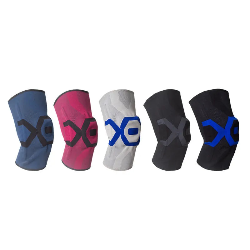 Men's silicone knee pads for running and cycling available in multiple colours and sizes