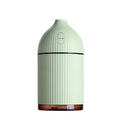 White ultrasonic aroma diffuser humidifier with LED light, measuring 80mm wide and 155mm tall.