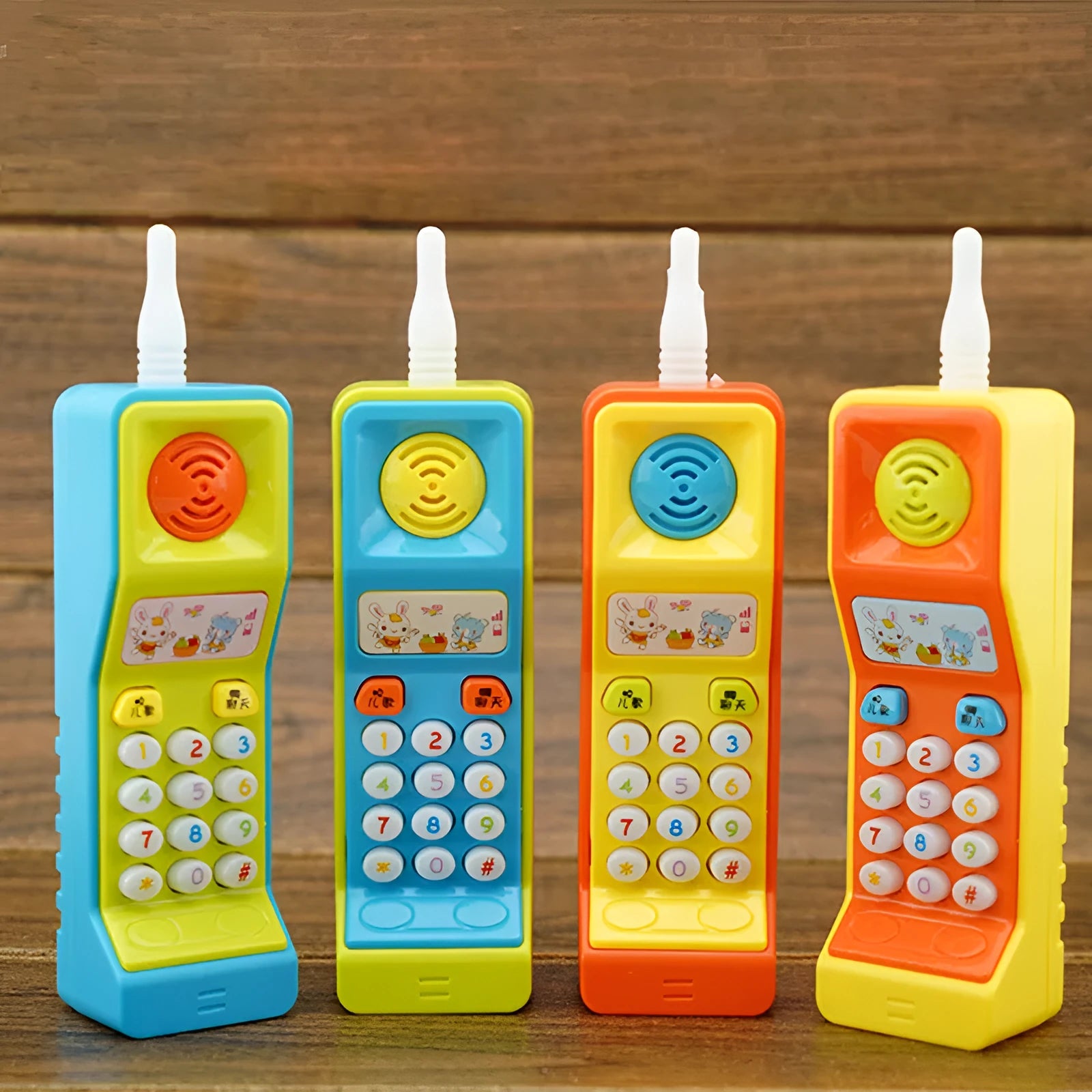 Children's educational sound and light toys with music cartoon animal themes for age 3+