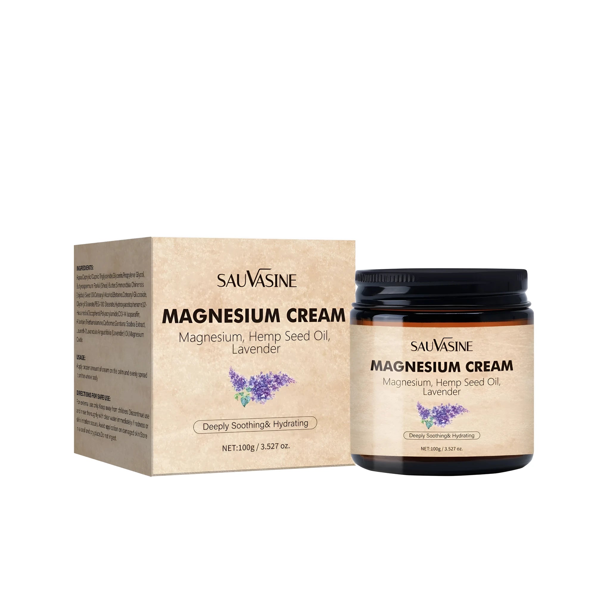100g hydrating moisturising cream container for face and body suitable for all skin types