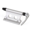 Silver metal bicycle front fork quick release fixing clip for SUV transport