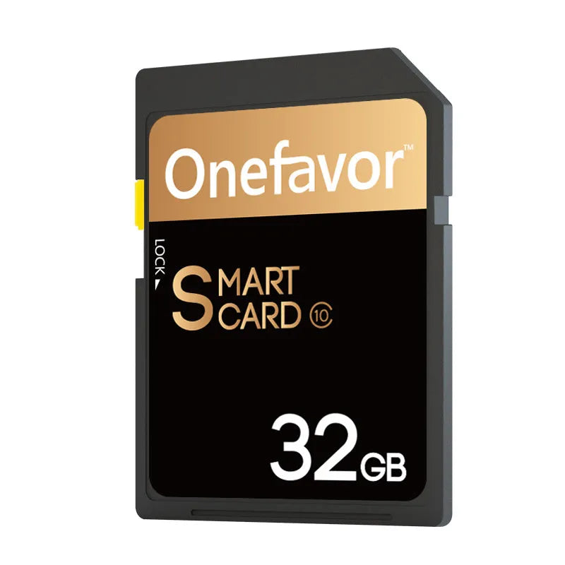 Stainless steel SD to PCMCIA adapter card with a 32GB SDHC card for Mercedes-Benz vehicles.