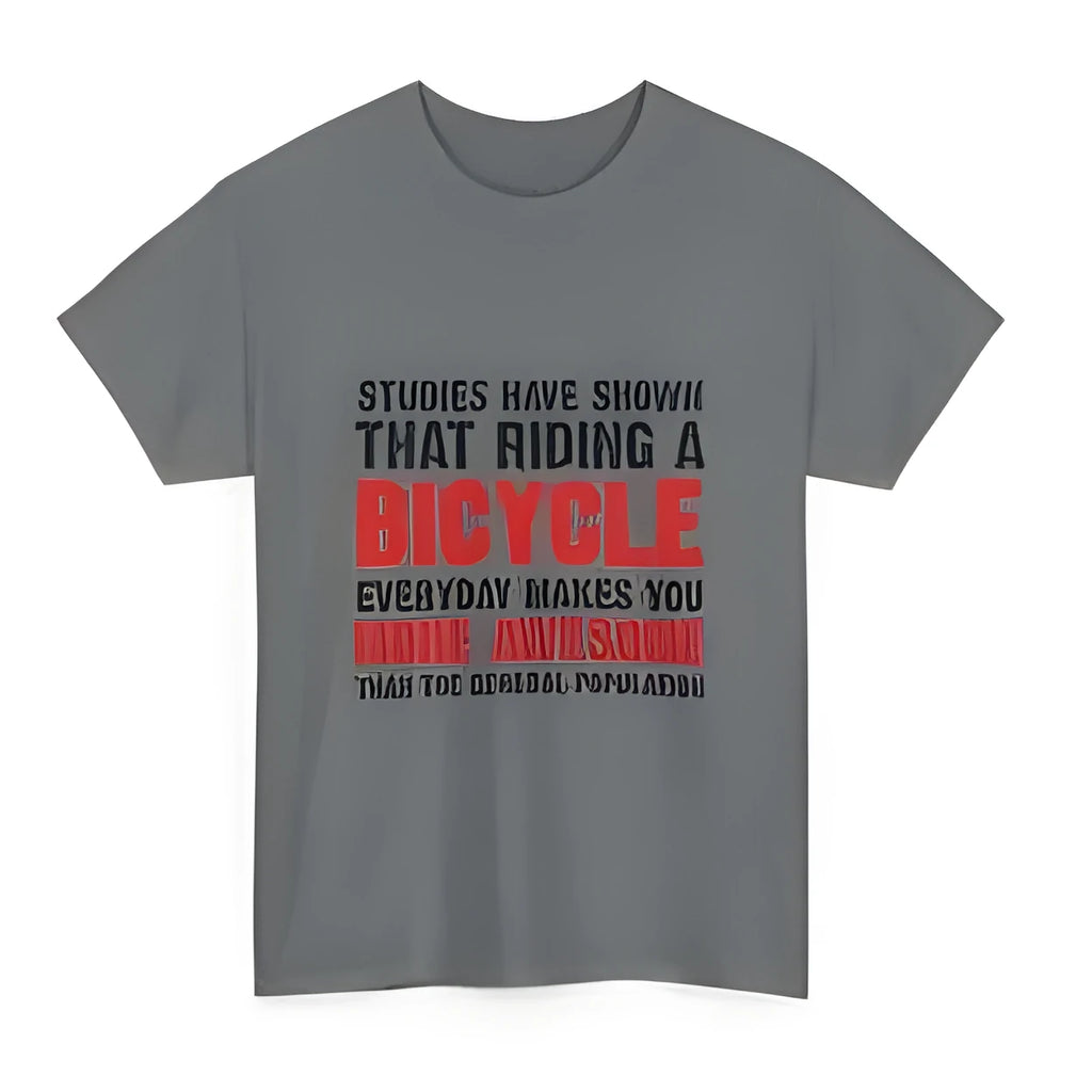 Grey women's cotton short sleeve t-shirt with printing pattern showing front view