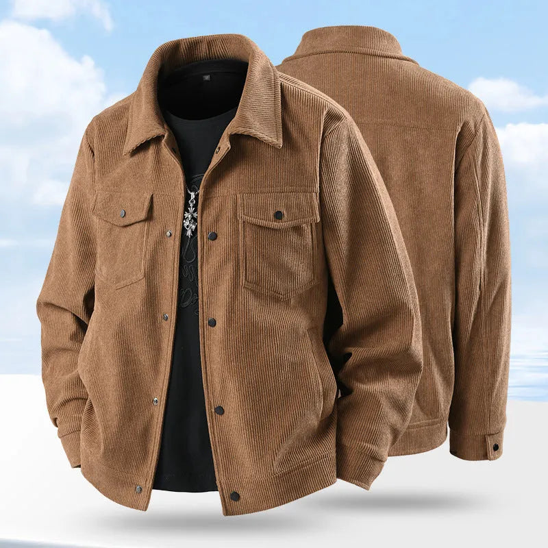 Men's slim fit black casual coat with ruffle details made from Vinylon and Lycra fabric