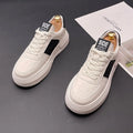 Unisex casual sports shoes in white green and white black colours with cloth upper and rubber foam sole