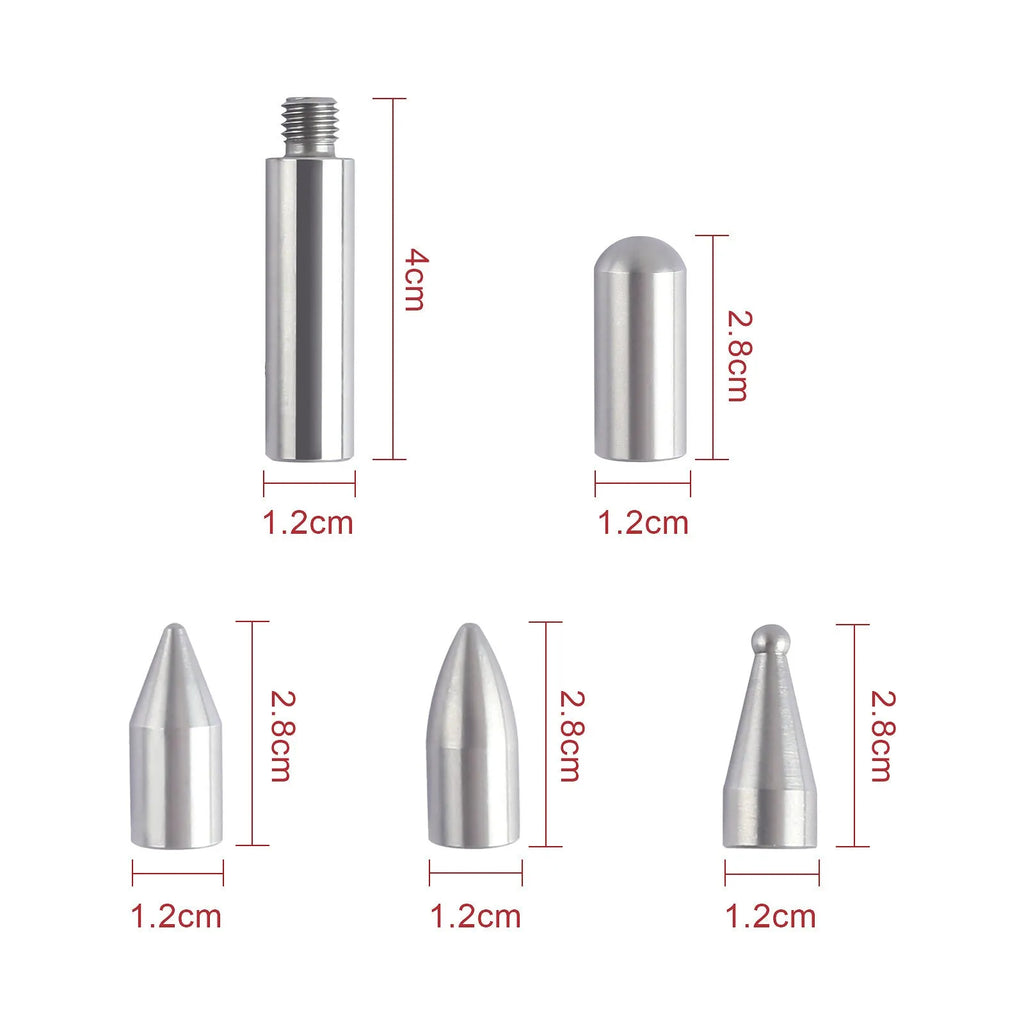 Alloy steel three-piece car dent repair tool hook crowbar set for vehicle maintenance.