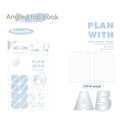 Oblique angle book artsy ins style salt series notebook with 60 sheets in A5 or B5 size with cover options