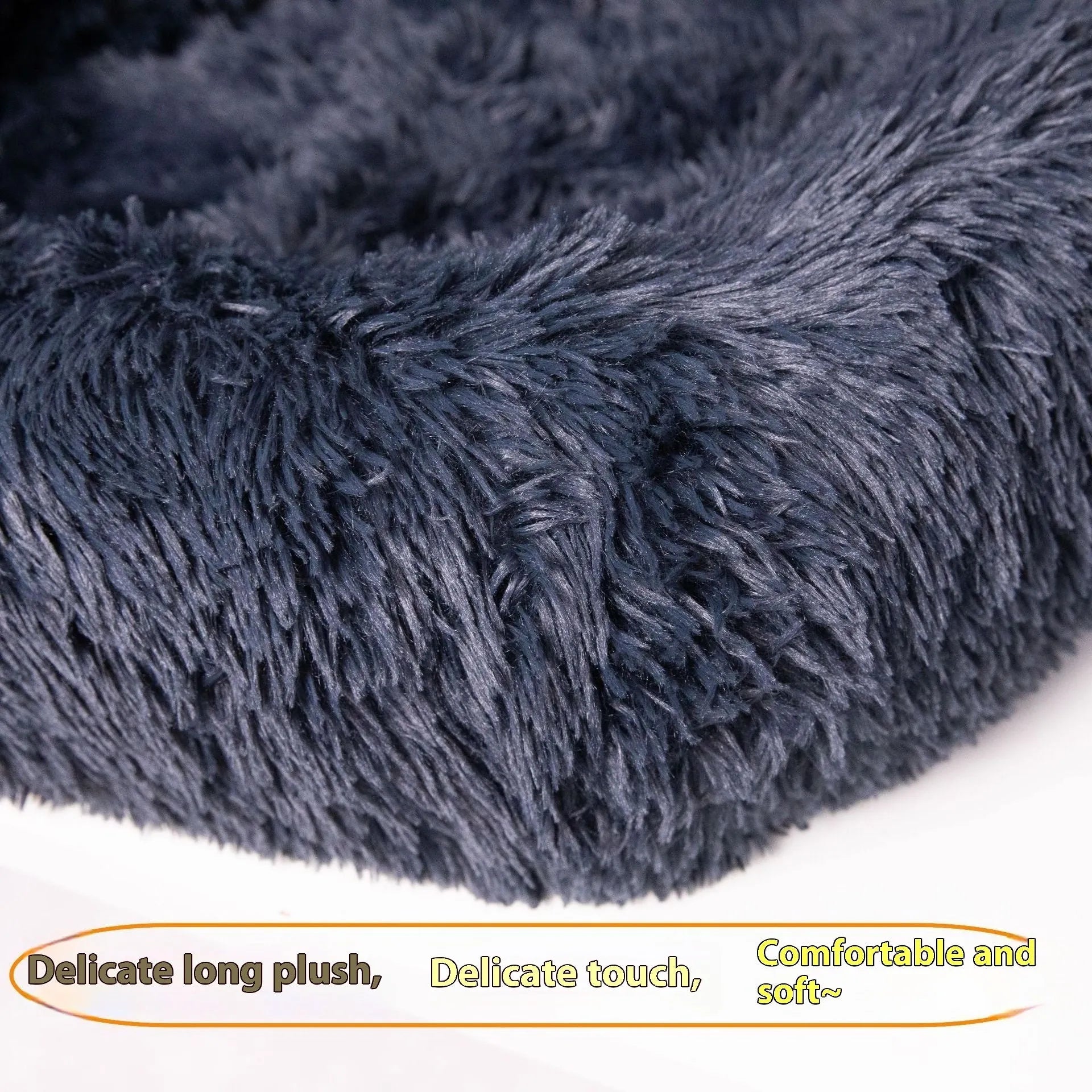 Thick cloth winter thermal pet mat on car seat in beige colour