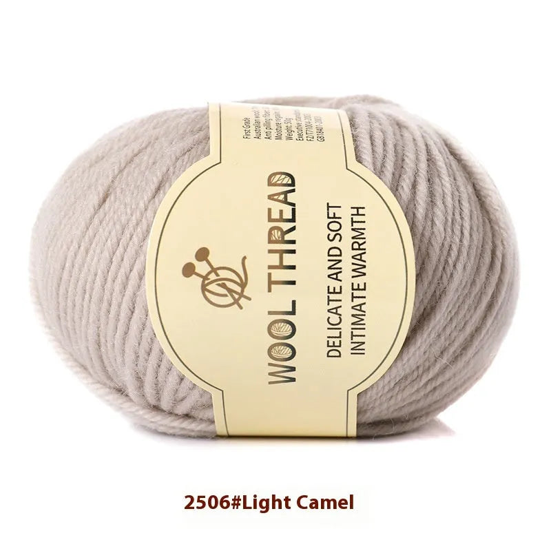 Hand knitting wool yarn roll for baby clothes with 10 needle specification in various colours