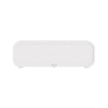 Black and white USB aroma diffuser with remote control and colour-changing LED lights