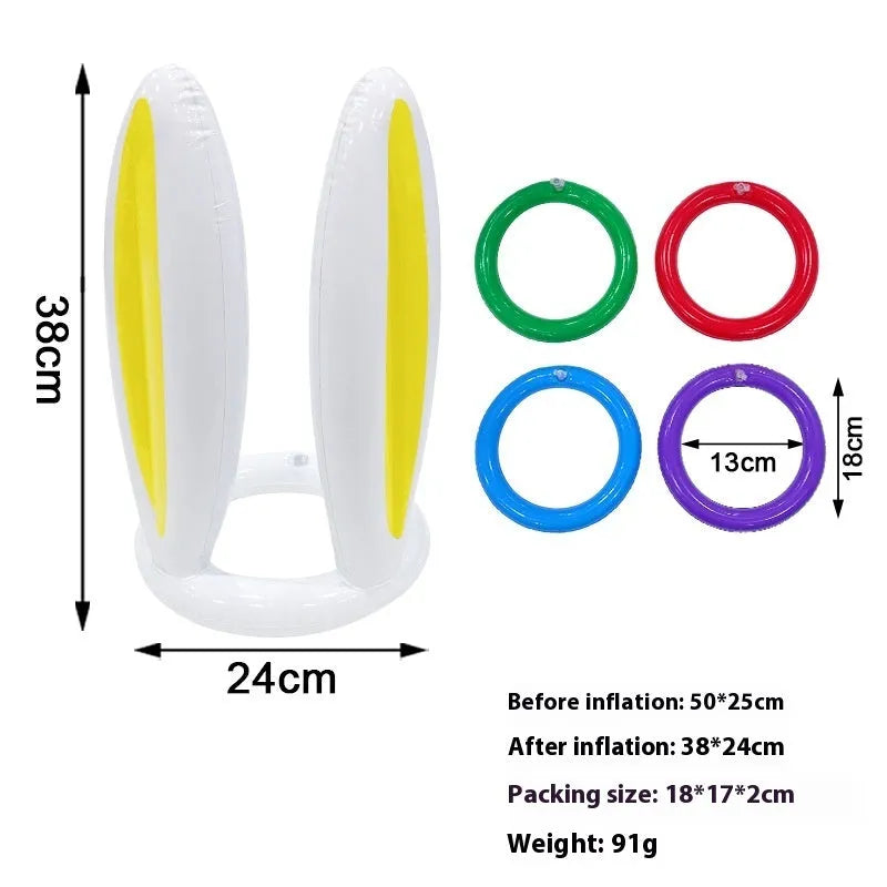 PVC inflatable throwing toy in character design options for teenagers