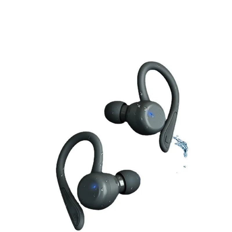 Noise-cancelling true wireless sports headphones with removable ear hooks in five colours